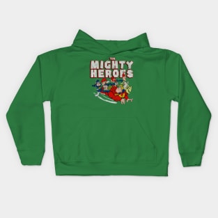 Distressed Mighty Heroes Kids Hoodie